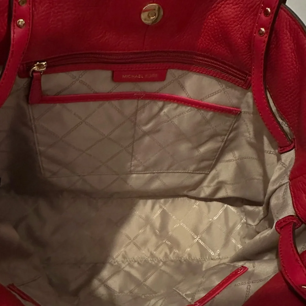 AUTHENTIC Michael Kors “Lenox” Large Pebble Leather Tote, NWOT - Picture 6 of 15